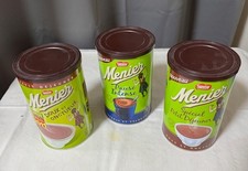 CHOCOLAT MENIER LOT DE 3 BOITES EN TOLE DIFFERENTES PETIT DEJEUNER DOUX ET ONTUE