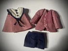 VINTAGE 1960's MATTEL BARBIE TUTTI & TODD  SUNDAE TREAT PARTIAL OUTFITS
