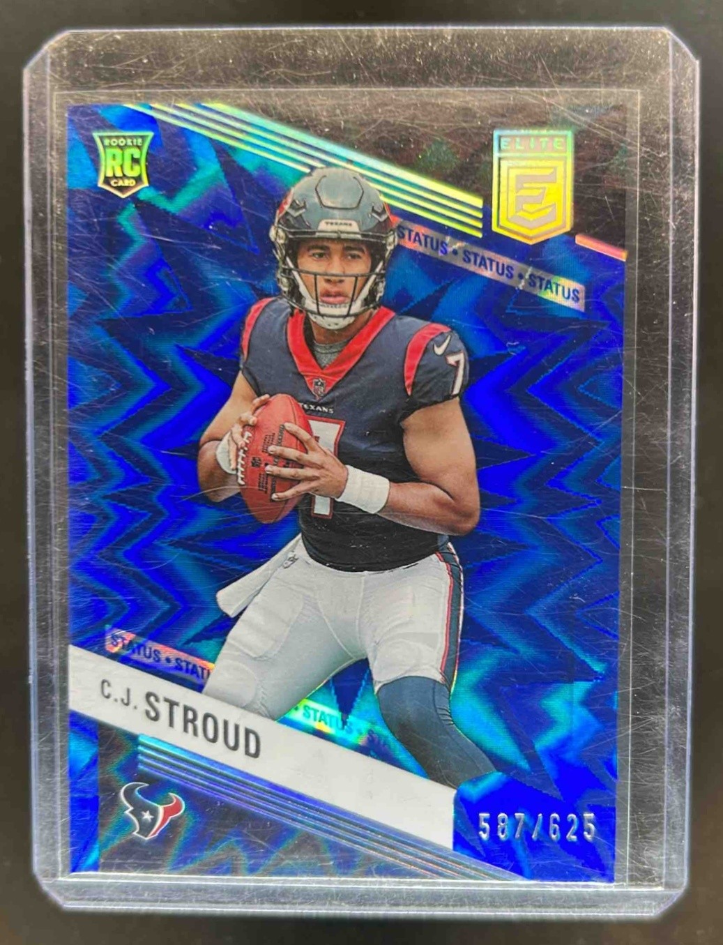 2023 Donruss Elite C.J. Stroud RC Status Explosion #587/625 Texans