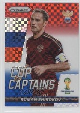 2014 Prizm World Cup Captains Red White & Blue Power Plaid Roman Shirokov 0q0