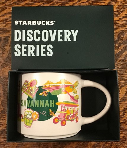 Taza Starbucks Savannah Georgia 2024, serie Discovery, 14 oz, nueva en caja - Imagen 1 de 5