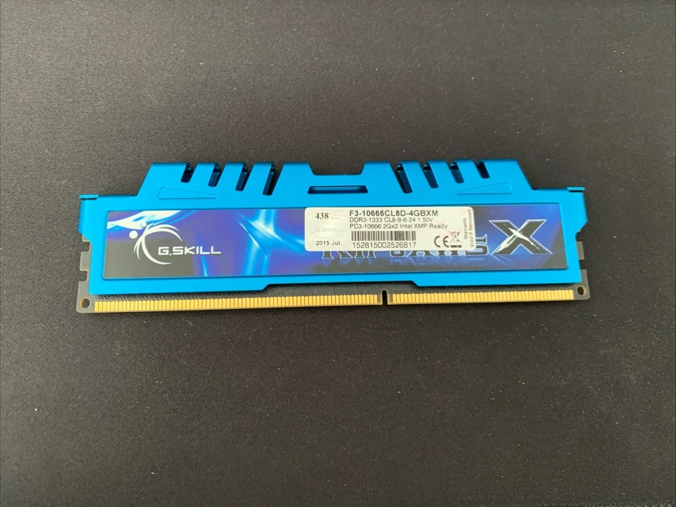G. Skill 4GB DDR3-1333 RAM with Blue Heatsink - Image 2 of 3