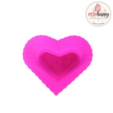 Molde de gelatina en forma de corazón de plástico de grado alimenticio para pudín agar agar molde de postre 12 piezas