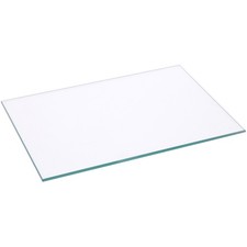 Plymor 5" x 7" Rectangle, 3mm Thick Non-Beveled Clear Glass