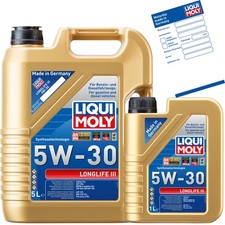 Liqui Moly Motor�l 5W-30 Longlife III 6L BMW Longlife-04 VW 504 00 507 00