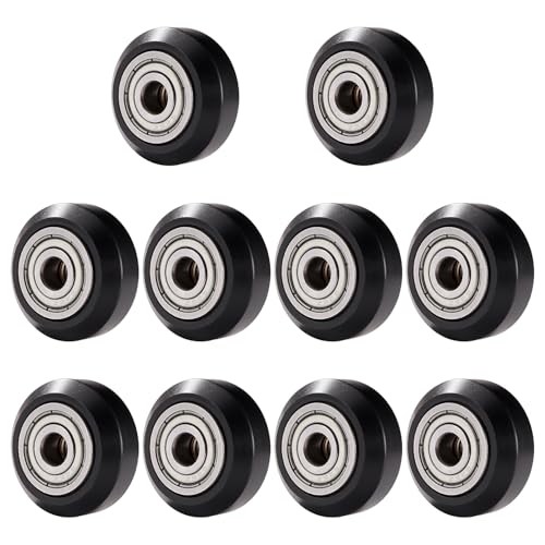 10 Pezzi POM Stampante 3D POM 625zz Puleggia, Plastica Puleggia Cuscinetto Linea