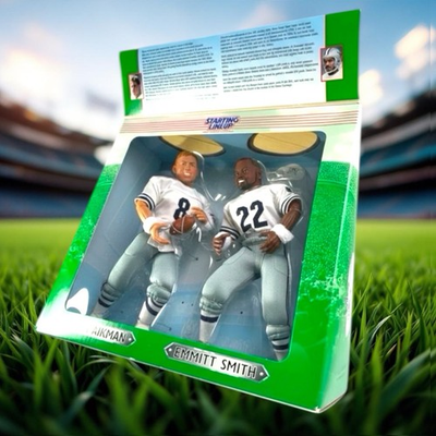 #ad Vintage 1997 STARTING LINEUP 2 PACK EMMITT SMITH AND TROY AIKMAN NIB $59.00