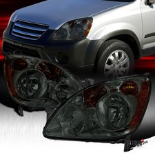 Fits 2005-2006 Honda CR-V CRV Smoke Headlights Headlamps Left+Right Japan Built