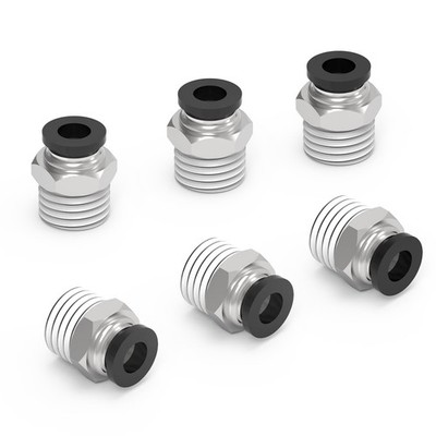 5/16'' OD x 1/8'' NPT Straight Push to Connect Fittings 6 Packs Air Line