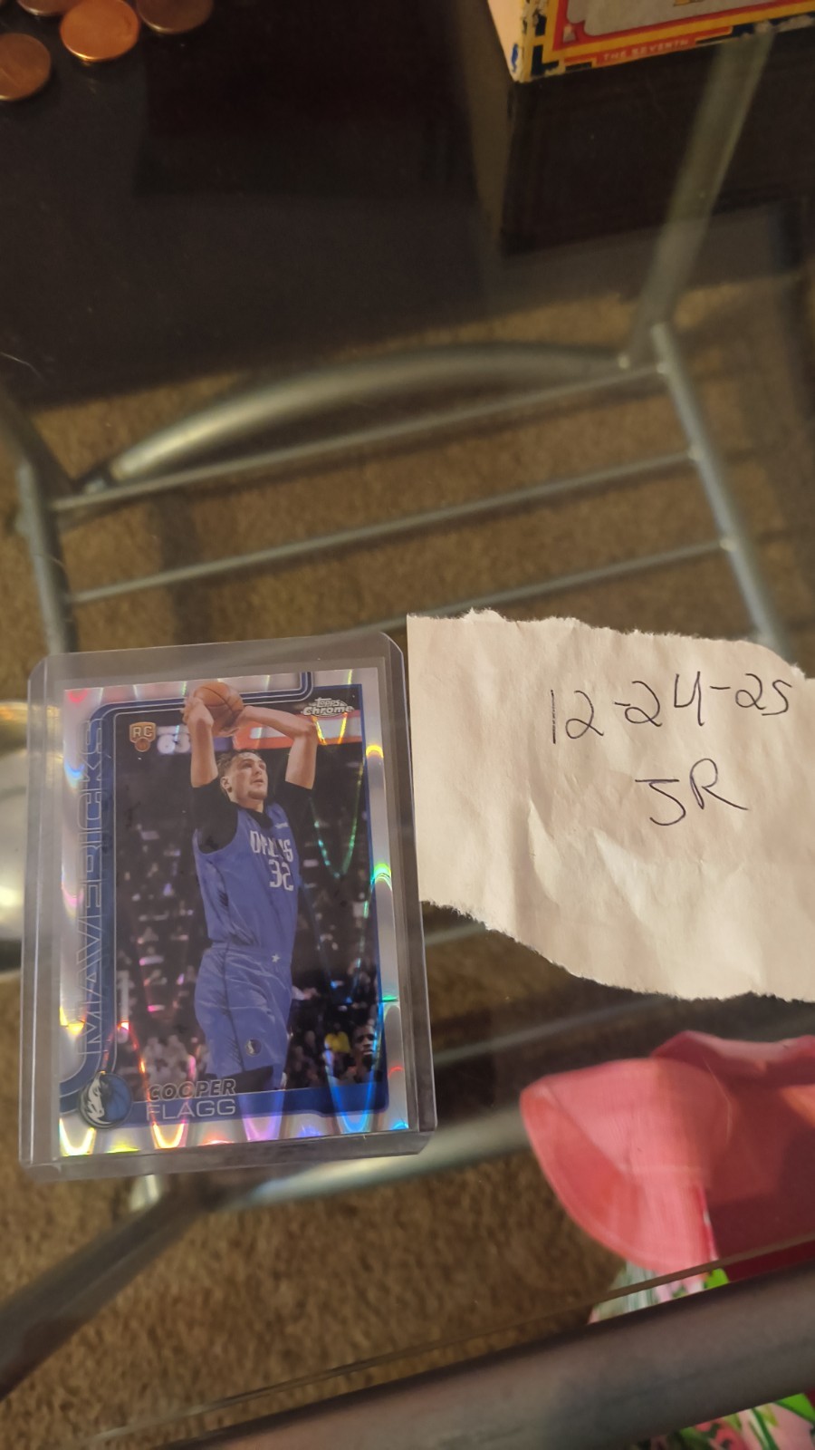 2025-26 Topps Chrome - #251 Cooper Flagg Raywave Refractor (RC)