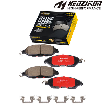 Front Ceramic Brake Pad w/Hardware FIT 2015-2020 Nissan Pathfinder Infiniti QX60