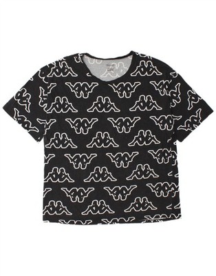 Kappa Mens Tezenis Graphic T-Shirt Top Large Black CH03