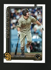 2025 TOPPS UPDATE #US78 TRENTON BROOKS SAN DIEGO PADRES ROOKIE CARD. rookie card picture