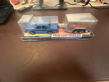Tootsietoy U-HAUL Trim Line Car and Trailer Diecast Vehicle NEW in Damaged Box