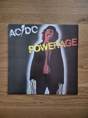 AC/DC Powerage LP Album Repress Australia 1987 Vinyl Record 