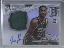 2014-15 Panini Spectra Superstar Auto Material 35/35 Jabari Parker #17 Auto 0af
