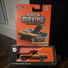 Matchbox Moving Parts Super Chase 1969 Ford Mustang Boss 302 164 Orange