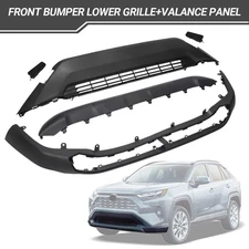 For 2019 2020 2021 Toyota RAV4 Front Bumper Lower Grille Grill & Valance Panel
