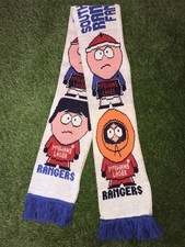 INCREDIBLY RARE Rangers Vintage South Park Football Scarf 90’s Shirt Glasgow