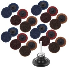 45PC 2Inch Sanding Discs Pad With 1/4 Inch Holder Grinder Kit 0.63 per disc