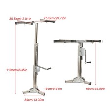 Cabinet Lift Jack-Cabinet Mounting Brackets Stainless Bracket for Installing 3rd