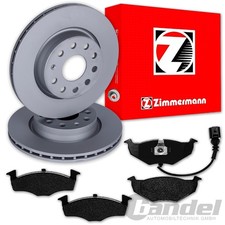 ZIMMERMANN BREMSSCHEIBEN 239mm + BELÄGE VORNE für VW POLO 9N 9N3 Bj. 2001-2009
