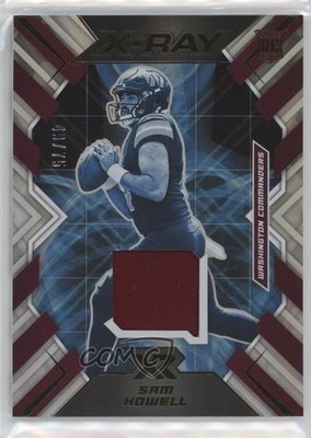 2022 Panini XR X-Ray Swatches 49/75 Sam Howell #XR-5 Rookie RC v9t
