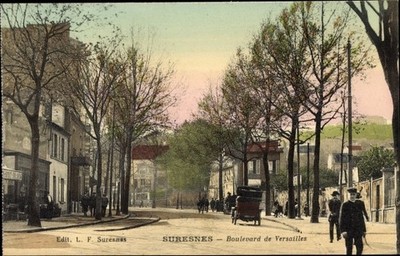 Ak Suresnes Hauts de Seine, Boulevard de Versailles - 3603118