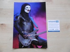 Wes Borland "Limp Bizkit" signed 8x12 inch photo autograph ACOA
