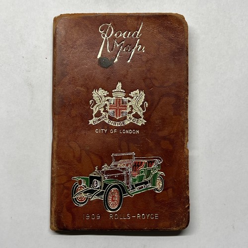 1909 Rolls Royce City Of London Maps Pocket Size