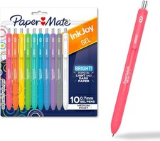 Paper Mate InkJoy Gel Bright Pens, Medium Point 0.7mm , Retractable, Assorted B