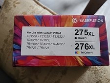 2 Pack 275XL Black 276XL Tri Color Replacement Ink Cartridge for Canon Pixma
