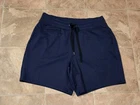 Women's Tek Gear On The Go Gear Navy Blue Pull On Shorts Size M