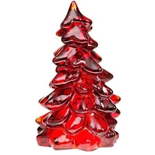 Medium  Christmas Tree - Red - Mosser Glass, USA