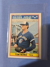 1988 Topps American Baseball Tom Henke Toronto Blue Jays