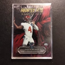 #3/4 Jalen Milroe Rookie Scarecrow Mojo 2024 Wild Card Haunted Hits Alabama