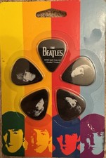 Meet The Beatles Album Guitar Picks 10 Pack Set, Medium Black Planet Waves New