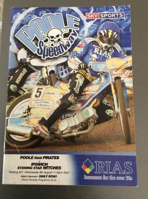 2006 POOLE PIRATES v IPSWICH WITCHES 9th AUGUST    ( GOOD CONDITION ) - Image 1 of 2
