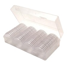 Collection Box Storage Box Coin Capsule For Multiple Sizes Coin Scratch Resistant