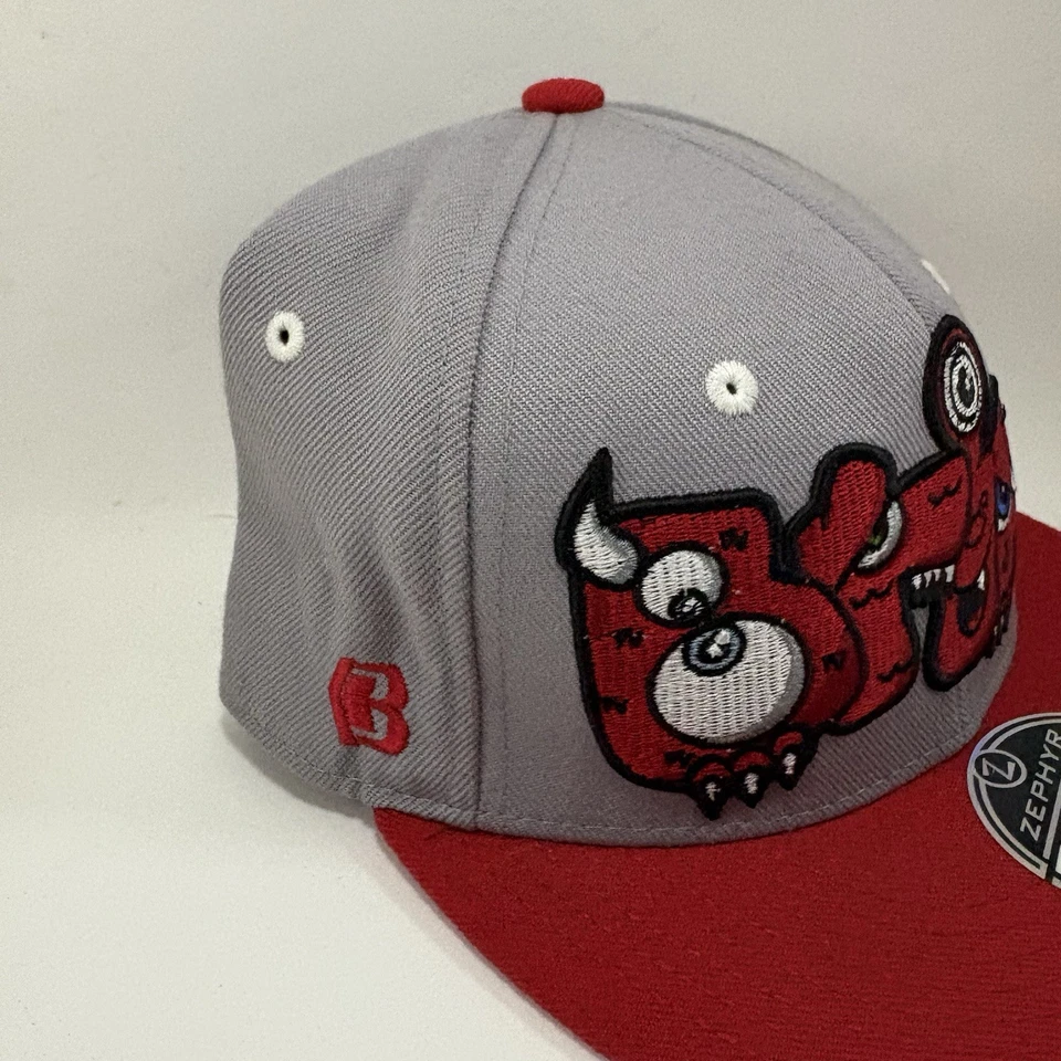 Zephyr 32/5 Fitted Graffiti Monster Style Brim Cap Hat Size 7 5/8 - Image 2 of 4