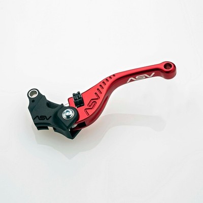 ASV F3 Clutch Lever Red Short Honda VT1300CX Fury 2010-23 VTX1300C R S T 03-09