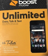 Boost Mobile LG Tribute Dynasty 16GB Prepaid Smartphone Boost Mobile 