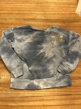 Disney Stitch Tie Dye Sweatshirt Girls Large 10/12