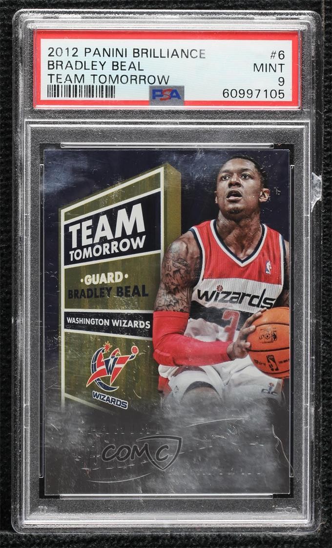 2012-13 Panini Brilliance Team Tomorrow Bradley Beal #6 PSA 9 MINT dq2