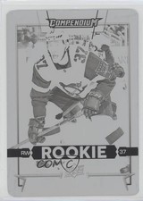 2017-18 Upper Deck Compendium Rookies Printing Plate Black 1/1 Carter Rowney 0c3