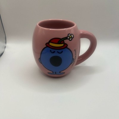 Vandor 2014 Little Miss Bossy Pink Oval Ceramic Mug 18 oz Coffee Mug Mr. Men Ser