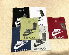 NIKE AIR MAX PRINTED SHORT SLEEVE COTTON T-SHIRT FOR MENS