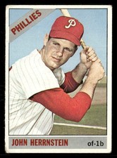 1966 Topps #304 John Herrnstein GD - VG