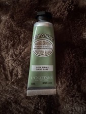 L Occitane Amanda Almond Hand Care Cream 0.3 oz 10 mL TRAVEL PURSE SIZE MINI NEW