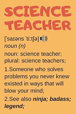 Science Teacher Gifts: Lined Notebook Journal Diary... - Press, CloudCorner